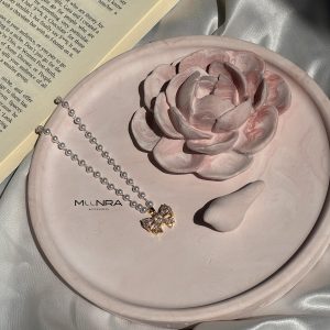 گردنبند پاپیون مرواریدی